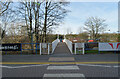 Footbridge over the River Colne near the John Smith