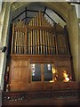 All Hallows, Kirkburton: organ 