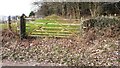 Gateway to field on west side of Whinhill Wood