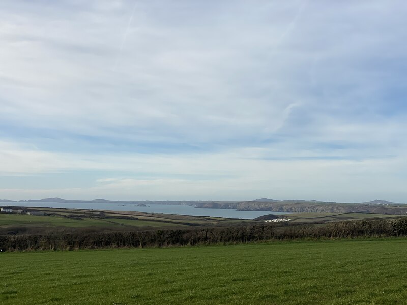 View towards the Pembrokeshire coast © Alan Hughes :: Geograph Britain ...