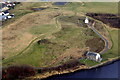 Strom church from the air