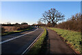 TL3673 : Cyclepath by A1123 by Hugh Venables