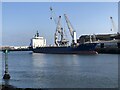 Ship in Sunderland Harbour