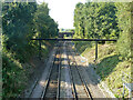 Railway west of Shalford station