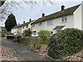 Houses set back from Chapel Lane