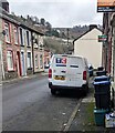 TC Facilities Management white van, Llanhilleth