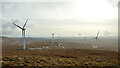 NC5230 : View over the new Creag Riabhach Windfarm, at Strath Vagastie, Sutherland by Andrew Tryon