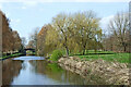 Canal and parkland near Pendeford in Wolverhampton