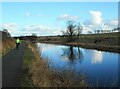 Cycling beside the canal