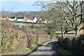 Descending Heath House Road towards Wedmore