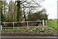 Thornham Magna, Thornham Road: Bridge over a stream that appears to have dried up