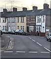 Houses at the southern end of Redland Street, Newport