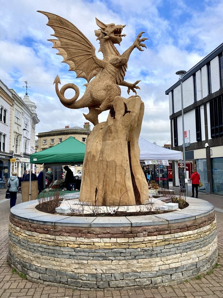 Taunton Dragon Marika Reinholds Geograph Britain And Ireland