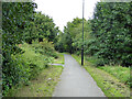 Path beside railway, Feltham