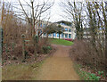 Path entrance to British Airways Waterside offices