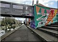 Footbridge crossing the Grand Union Canal