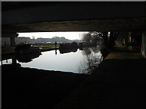 SK5639 : Underneath Castle Bridge, Nottingham Canal by Bryn Holmes