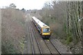 Train approaching Great Malvern