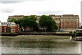 TQ2977 : Dolphin Square over the River Thames by Steve Daniels