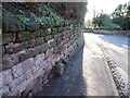 High Street, Farndon and a County Bridge Marker