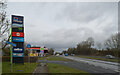 Service station on the A64 near Street Houses, Tadcaster