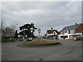 Roundabout and village sign, Birstall