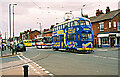 SD3348 : Blackpool tram no. 722 in North Albert Street, passing Pharos Street, Fleetwood, Lancs by P L Chadwick