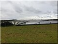 SU3844 : Solar panels at Cowdown Solar Farm by Oscar Taylor