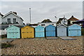 Lancing Beach: Huts