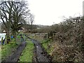 Gate across the farm track