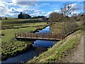 NZ0084 : Footbridge over the River Wansbeck by Les Hull