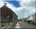 Roadworks in Pencader