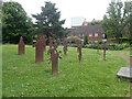 Grave markers, Brunswick Cemetery