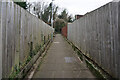 Path leading to Mincent Hill (road) Watcombe, Torbay