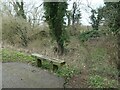 Informal path crossing the former Derby Canal