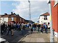 Post-football match, Carisbrooke Road