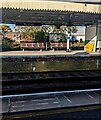 Benches on platform 1, Wareham station, Dorset