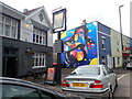 The Rising Sun and an Upfest mural