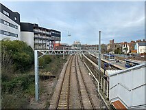 TQ2584 : Tracks, West Hampstead ThamesLink station by Robin Stott