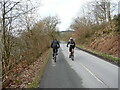 Riding the B4393 around Lake Vyrnwy