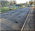 ST3687 : Potholes, Llanwern by Jaggery