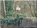 Village Signpost on the A671 Whalley Road on Read New Bridge