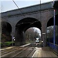 Lodge Road crosses the Metro line, West Bromwich
