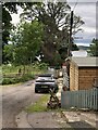 Shed by a railway crossing