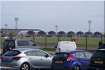 TF2156 : RAF Coningsby: viewing car park by Stephen McKay