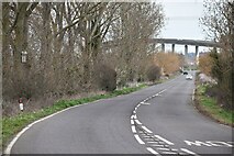 TQ9068 : Sheppey Way, with the Sheppey Crossing in the distance by David Martin