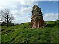 Part of the castle ruins at Shrawardine