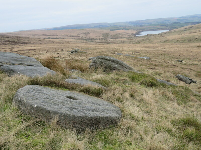 Mill stone abandoned at Hare Stones © Catherine Chatham :: Geograph ...