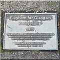 NS5564 : Plaque embedded in a path by M J Richardson