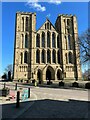 SE3171 : The west front of Ripon Cathedral by Adrian Taylor